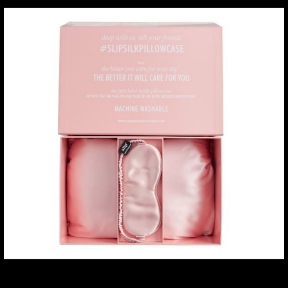 Slip Silk travel size pillow and sleep mask